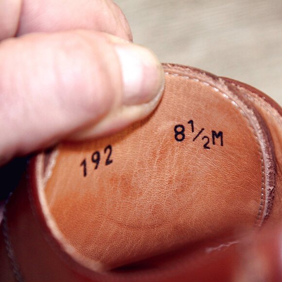 *NIB* $475 Nordstrom ZELLI Italia 8.5 M Verona Italian Derby Rust *add $15 Trees main image 6